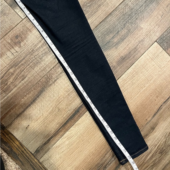 Hudson Barbara Super Skinny High Rise Dark Wash Denim Jeans - Picture 13 of 14